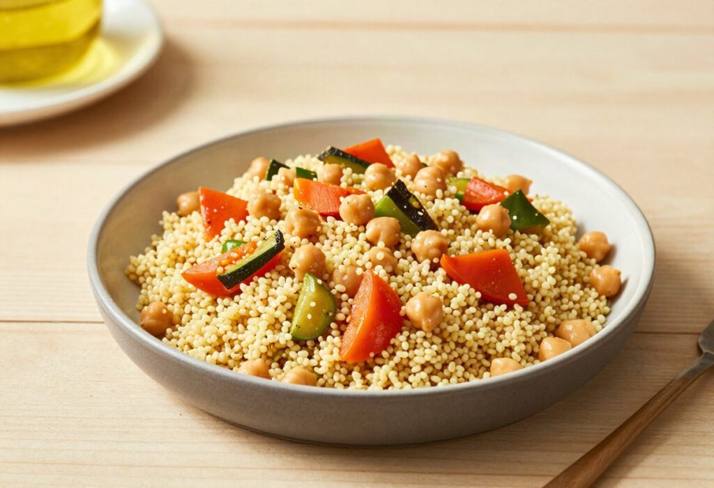 Vegetarian vegetable couscous