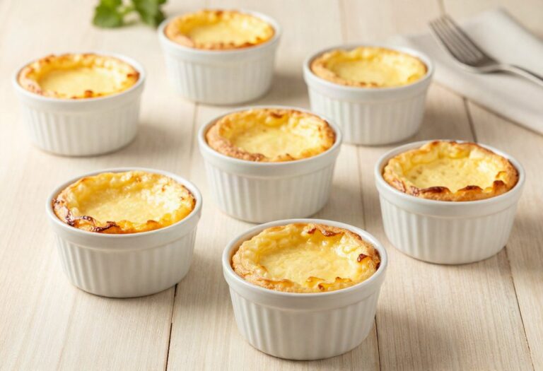 Egg custards in ramekins