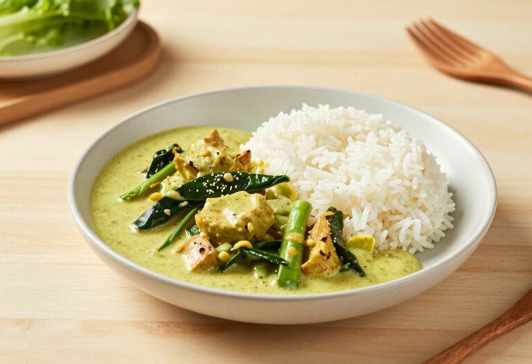 Curry vert thaï de légumes