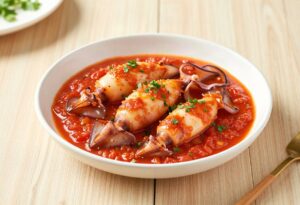 Squid in tomato sauce