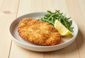 Escalope milanaise au four