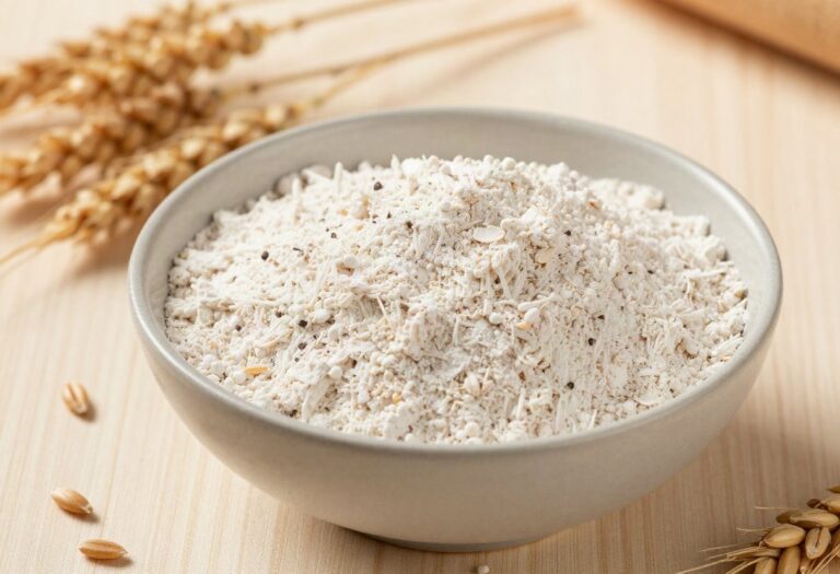 Spelt flour and grains