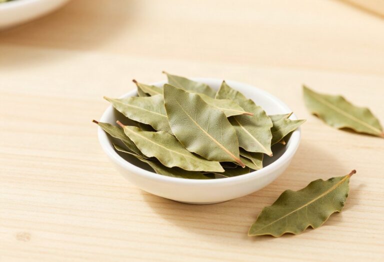 Dried bay leaves