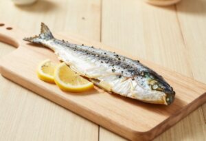 Cooked blue ling fillet