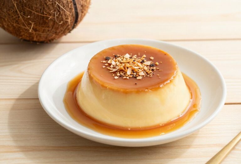 Flan à la noix de coco