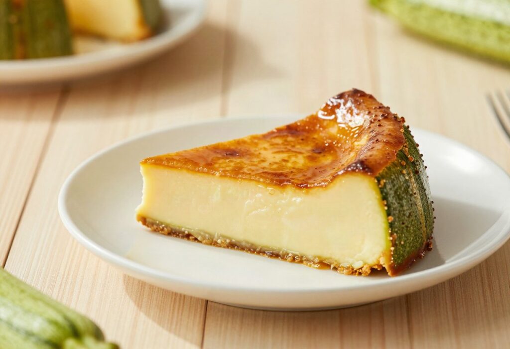 Courgette flan