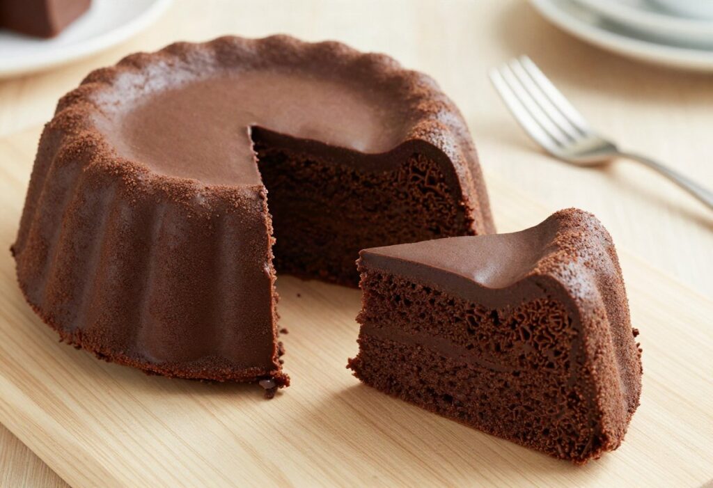Butter-free chocolate fondant