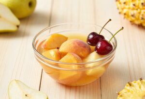 Fruits au sirop (conserve)