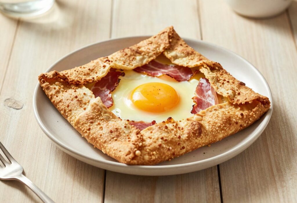 Wholegrain buckwheat galettes