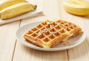 Gaufres healthy banane-avoine