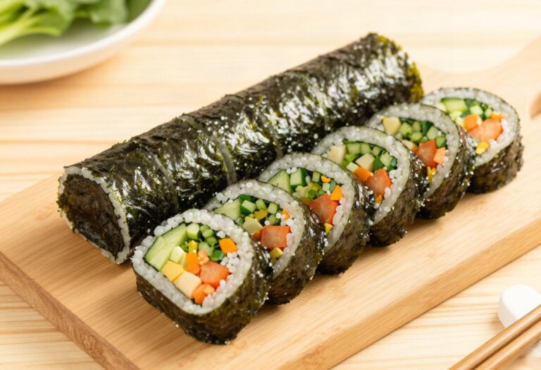 Gimbap végétarien (rouleaux coréens)