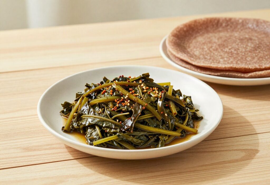 Gomen (Ethiopian spiced cabbage)
