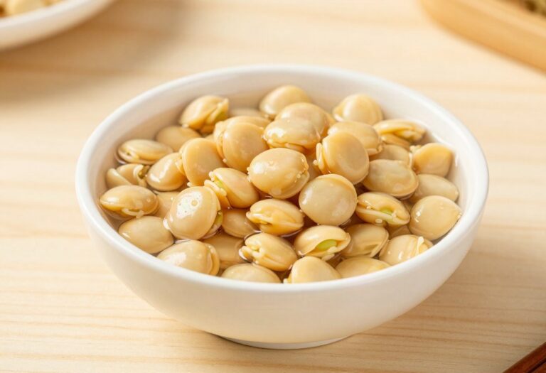 Lupin seeds in a bowl