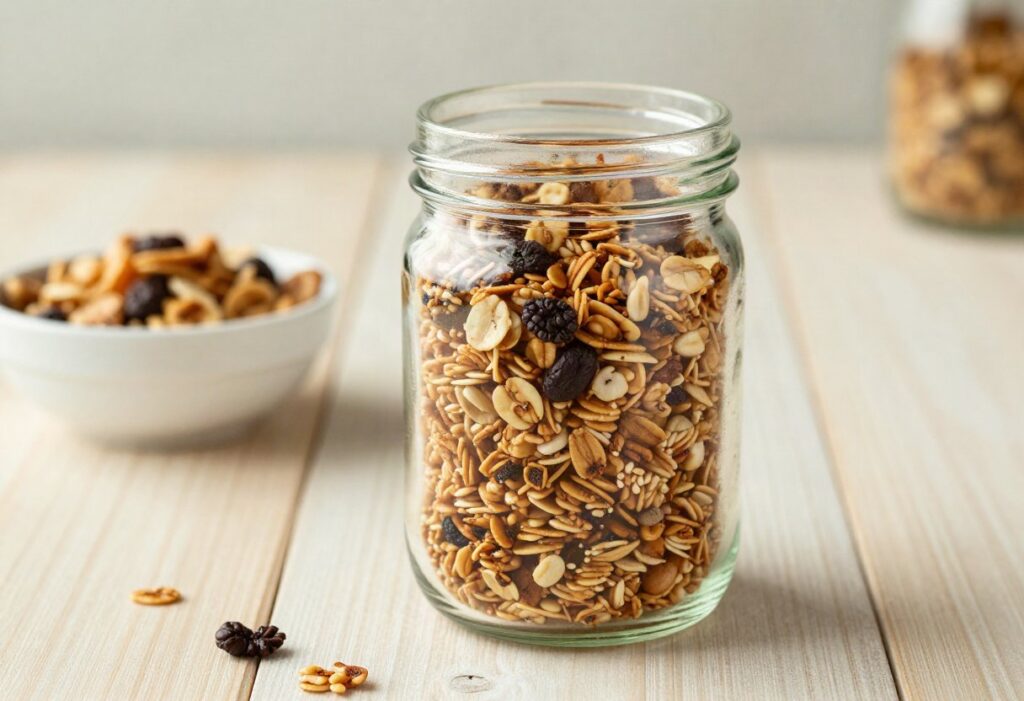Homemade protein granola