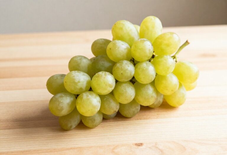 Bunch of Chasselas grapes