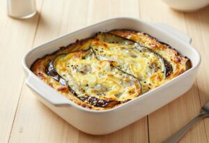 Gratin d&rsquo;aubergines léger