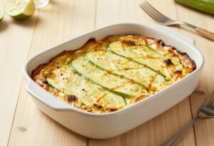 Gratin de courgettes léger