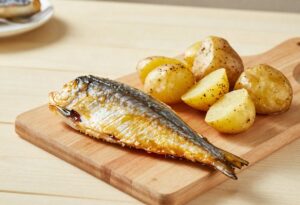 Smoked herring and potatoes