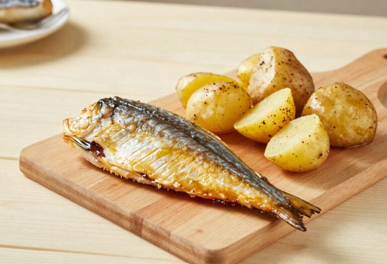 Smoked herring and potatoes