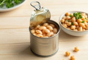 Haricots blancs en conserve