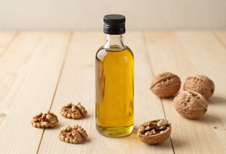 Walnut oil and walnut kernels