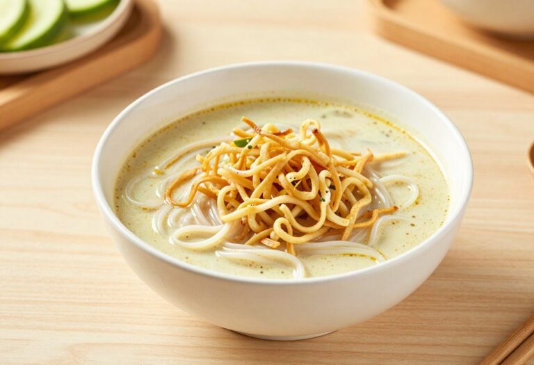 Light khao soi (Northern curry noodles)