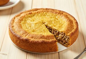 Kibbeh au four (boulgour et viande)