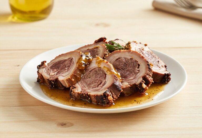 Sliced calf's tongue with gribiche sauce