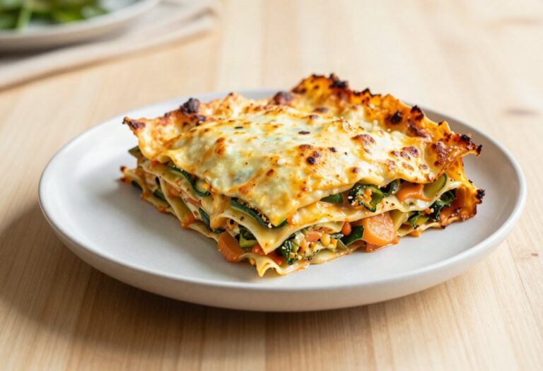 Lasagnes de légumes légères