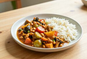 Mafé de légumes à la cacahuète