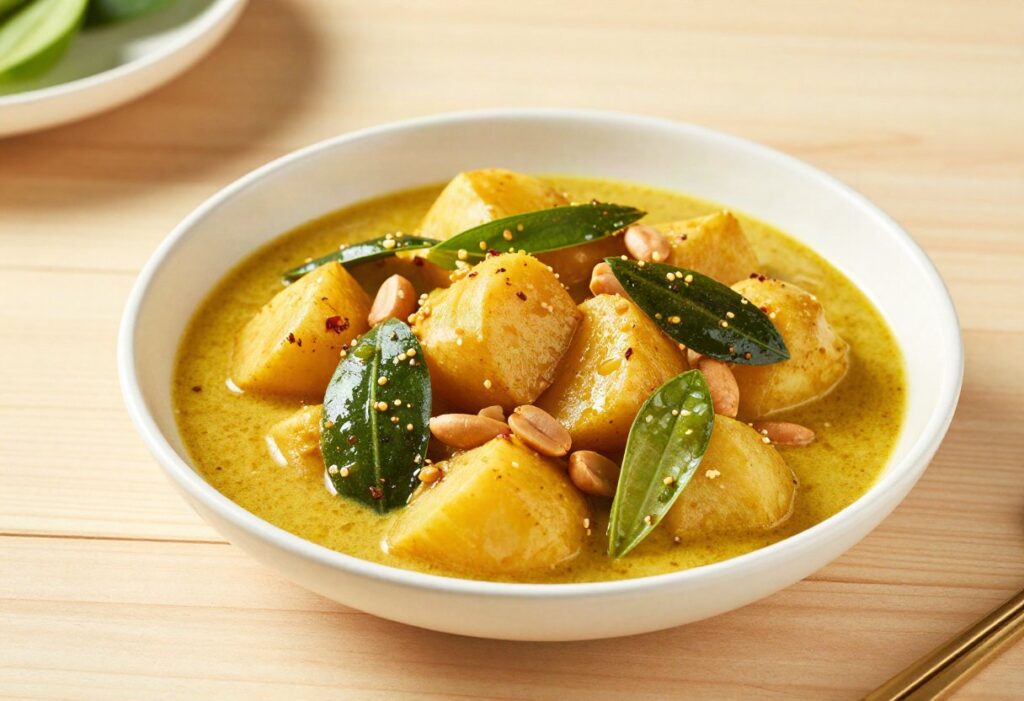 Vegetable massaman curry