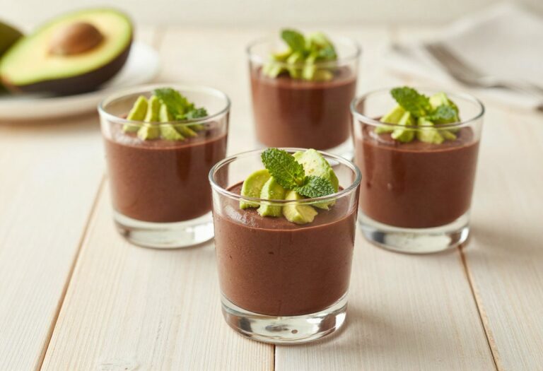 Mousse au chocolat à l&rsquo;avocat