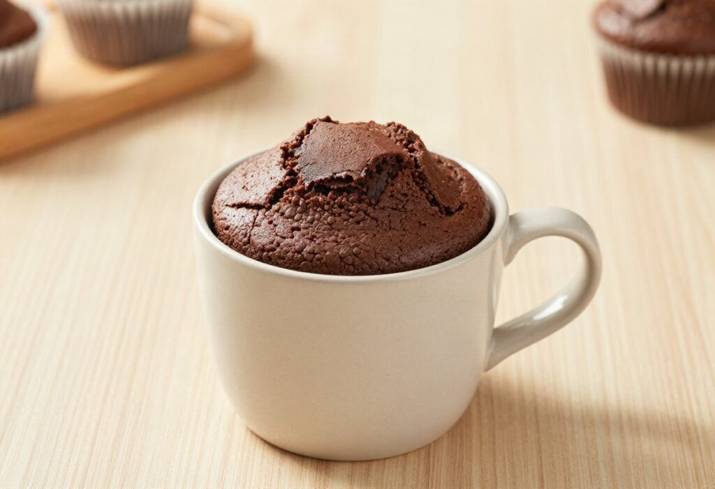 Chocolate protein mug cake