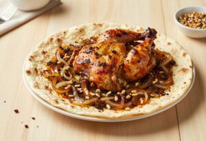 Musakhan (poulet aux oignons et sumac)