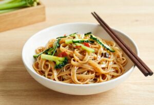 Nouilles de riz cuites