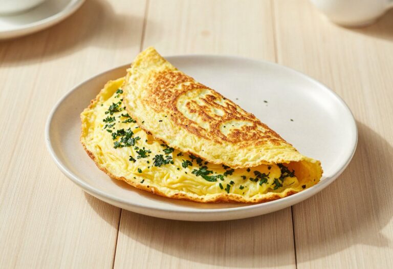 Omelette express aux fines herbes