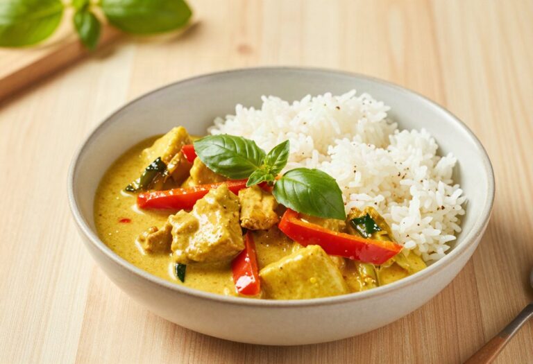 Vegetable panang curry