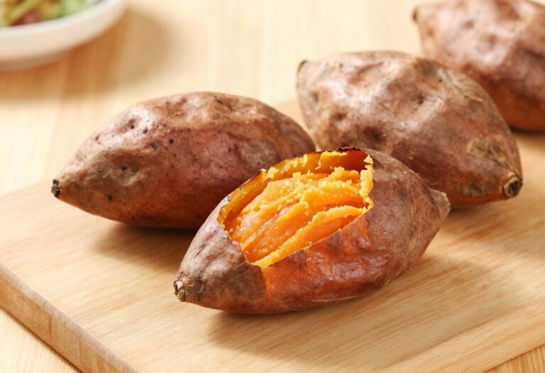 Baked sweet potatoes