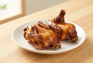 Roast squab pigeons