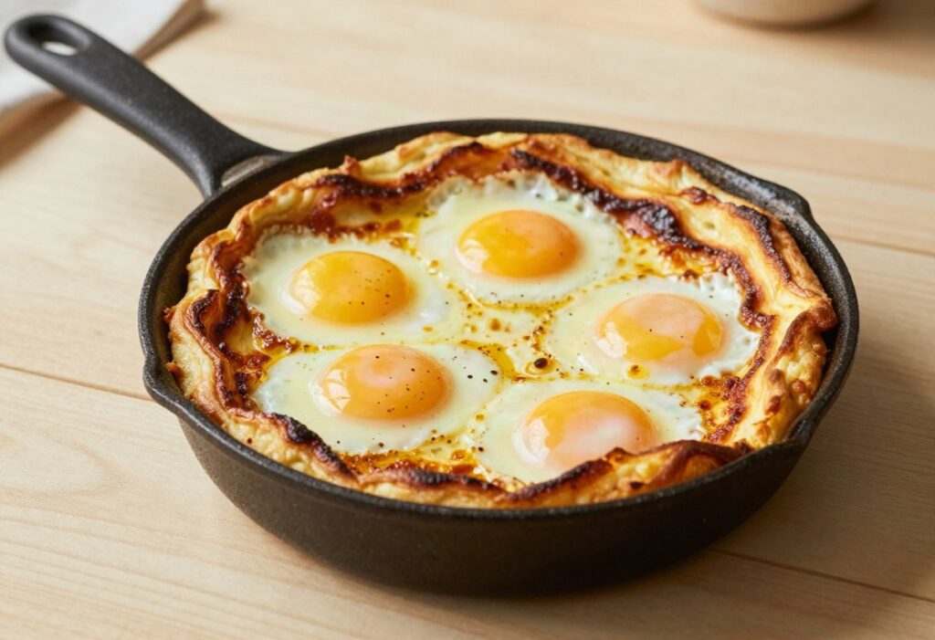 Basque piperade with eggs
