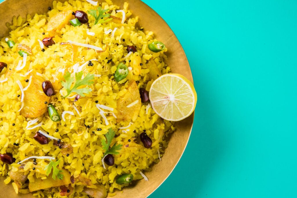 Poha (riz aplati indien)