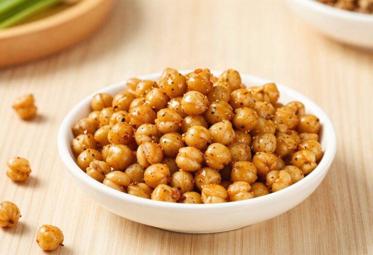 Pois chiches grillés aux épices