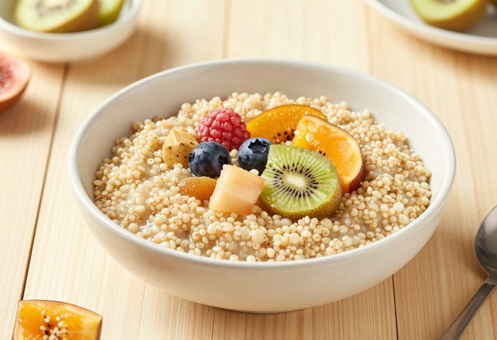 Quinoa porridge with fruit