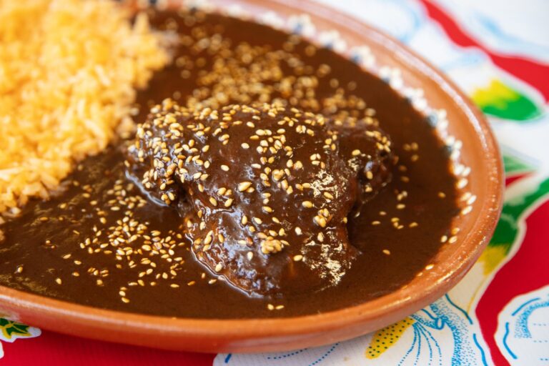 Poulet sauce mole léger