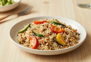 Vegetable quinoa pilaf
