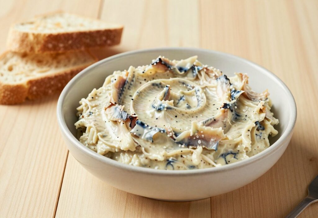 Homemade mackerel rillettes