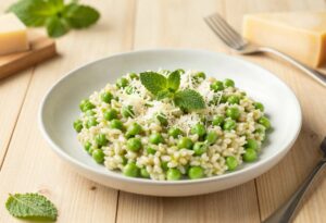 Risotto aux petits pois