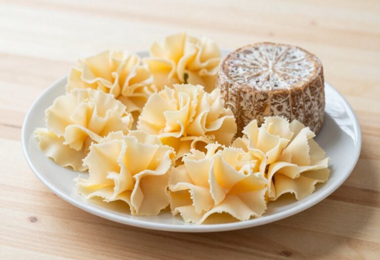 Tête de Moine rosettes on a plate