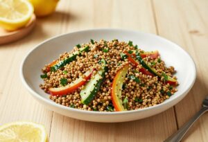 Salade de freekeh aux légumes