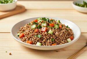 Salade de sarrasin aux légumes